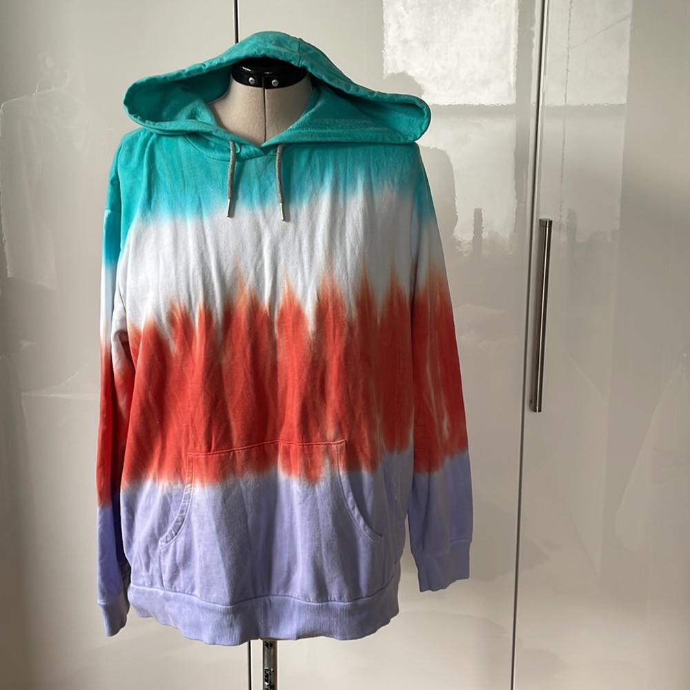 COVER GIRL Hoodie Color- Orange/Lilac/ White/ Turquoise Size- XXXL NWT